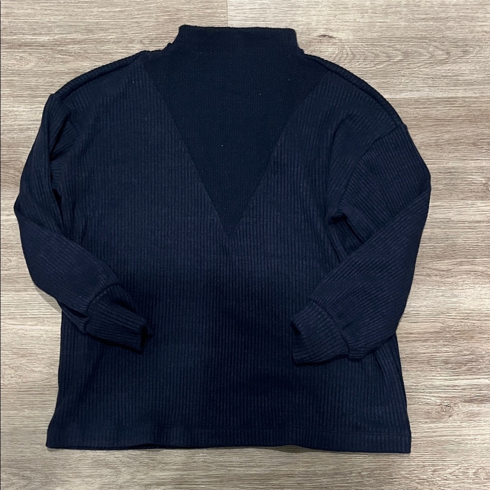 Loft mock ribbed Sweater